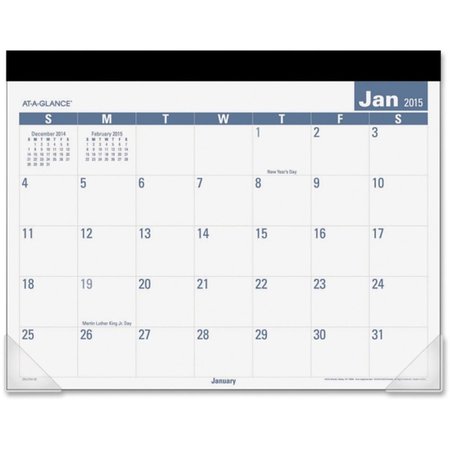 AT-A-GLANCE E-Z Read Monthly Desk Pad AT442385